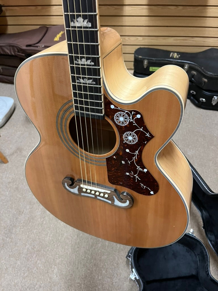 Thumbnail: Epiphone EJ200SCE Jumbo Acoustic Electric Guitar Hardcase. FACTORY PICKUP SOLD