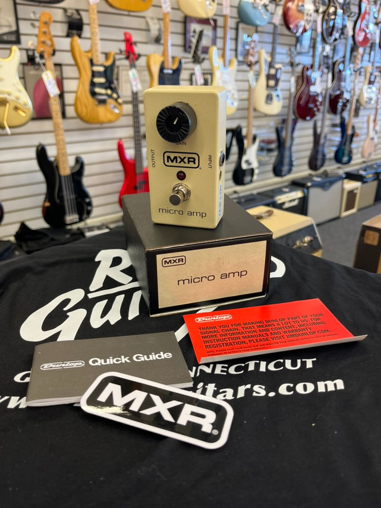 Thumbnail: MXR Micro Amp Boost Pedal M133 LIKE NEW With Box and paperwork SOLD