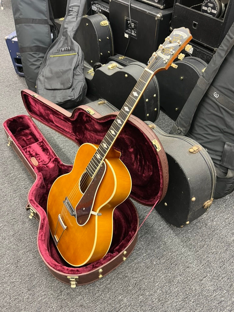 Thumbnail: Epiphone Masterbilt Deluxe Acoustic Electric WITH Hardcase SOLD