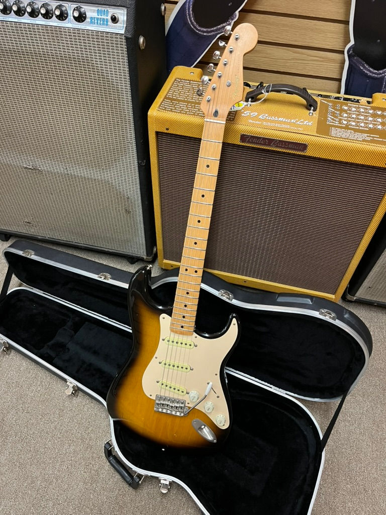 Thumbnail: Fender Strat Jimmy Vaughn Neck Fralin Pickups Callaham Hardware SOLD