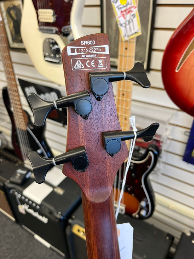 Thumbnail: Ibanez SR600 Walnut Bass Guitar SOLD
