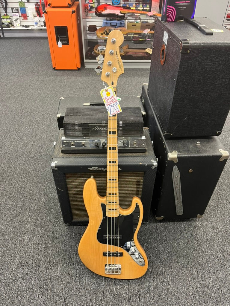 Thumbnail: Fender Squier Jazz Bass with Gig Bag SOLD