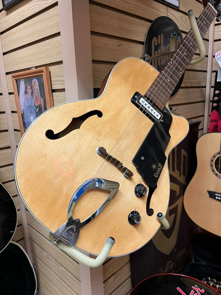 Thumbnail: Guild Hoboken New Jersey Vintage M65 3/4 Guitar SOLD