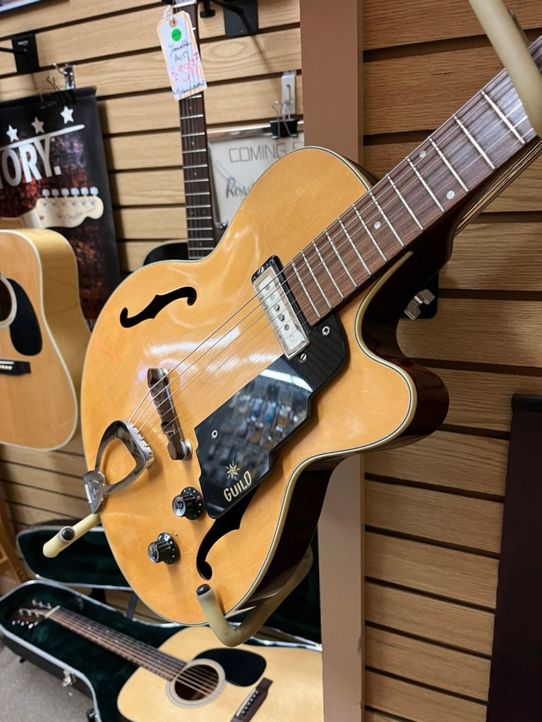 Thumbnail: Guild Hoboken New Jersey Vintage M65 3/4 Guitar SOLD