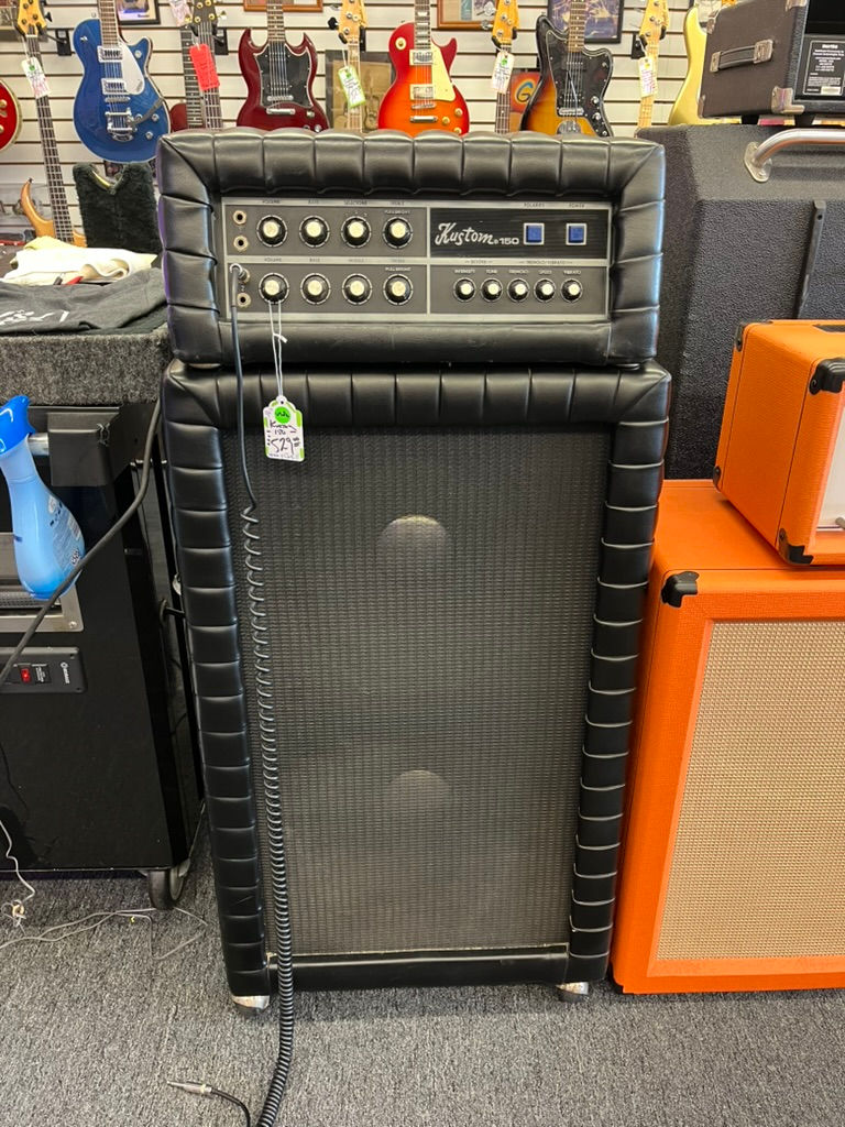 Thumbnail: Kustom 150 Guitar Amp With 2X15 Cabinet SOLD Vintage