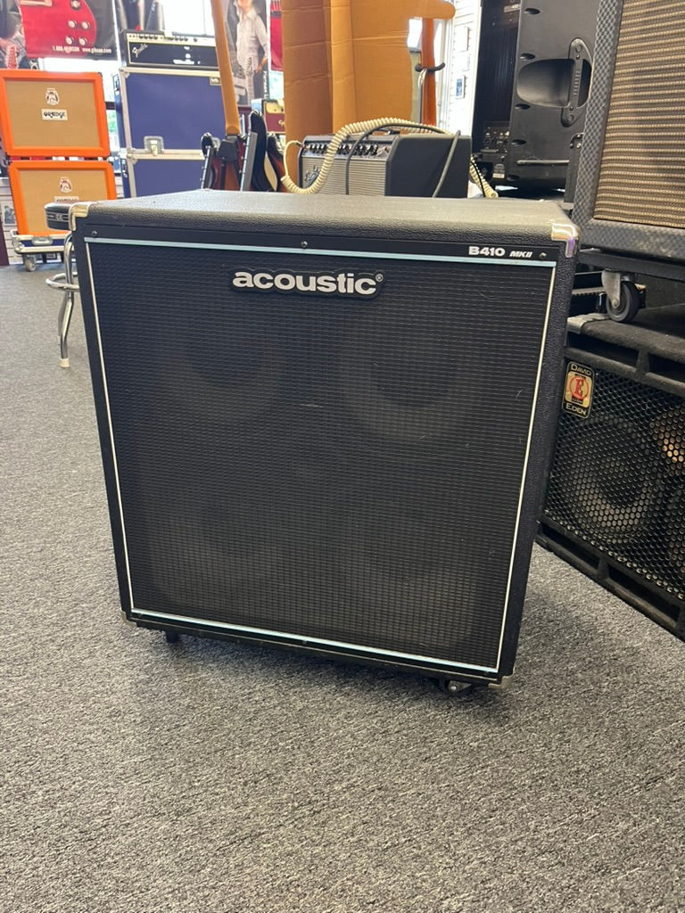 Thumbnail: Acoustic B410 MKII 4X10 Bass Cabinet with casters SOLD