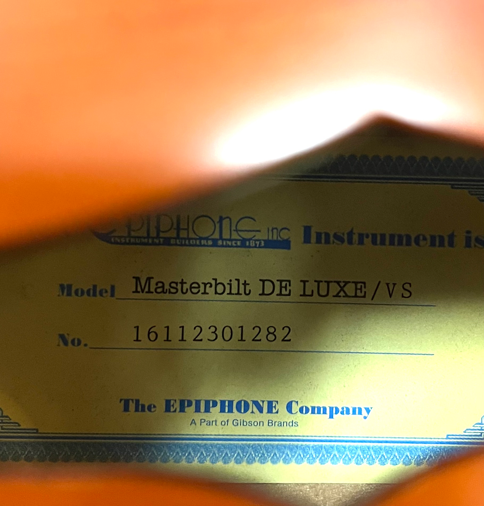 Thumbnail: Epiphone Masterbilt Acoustic Electric Guitar WITH Hardcase SOLD