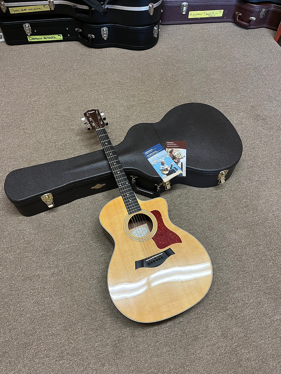 Thumbnail: Taylor 214CE DLX Acoustic Electric WITH Hardcase Great Condition SOLD