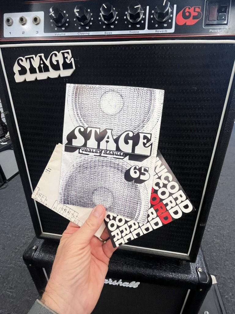 Thumbnail: Stage  65 Vintage Solid State Guitar Amp 1970's SOLD