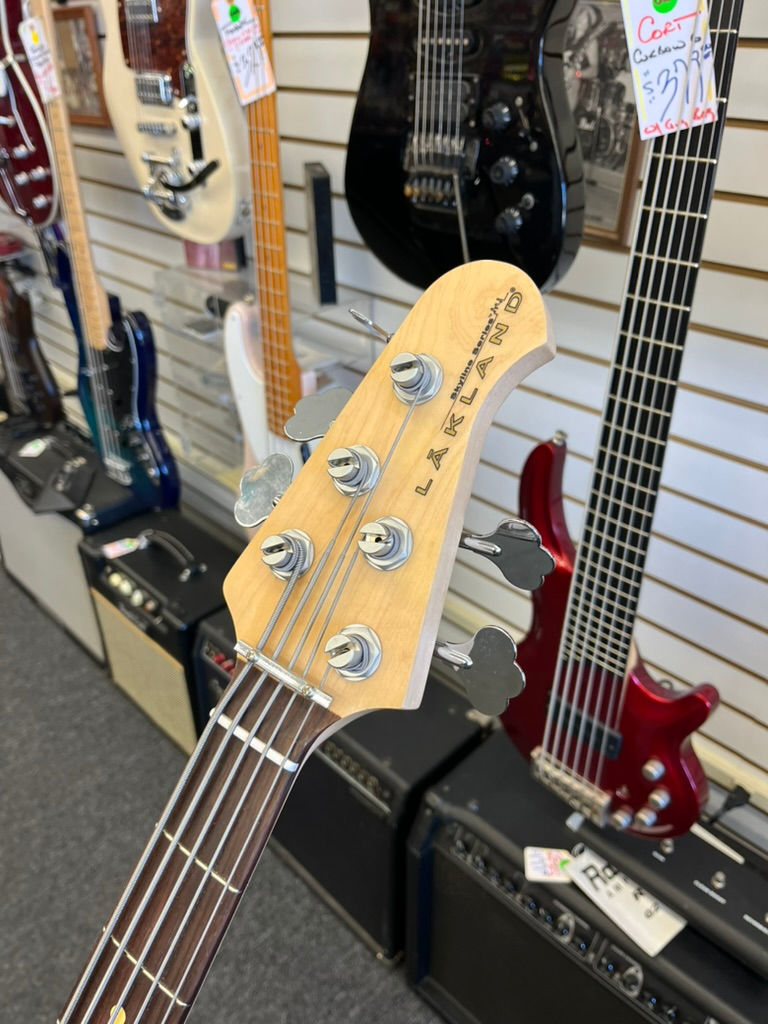 Thumbnail: Lakeland 55-02 Deluxe 5 String Bass Guitar with Gator Bag