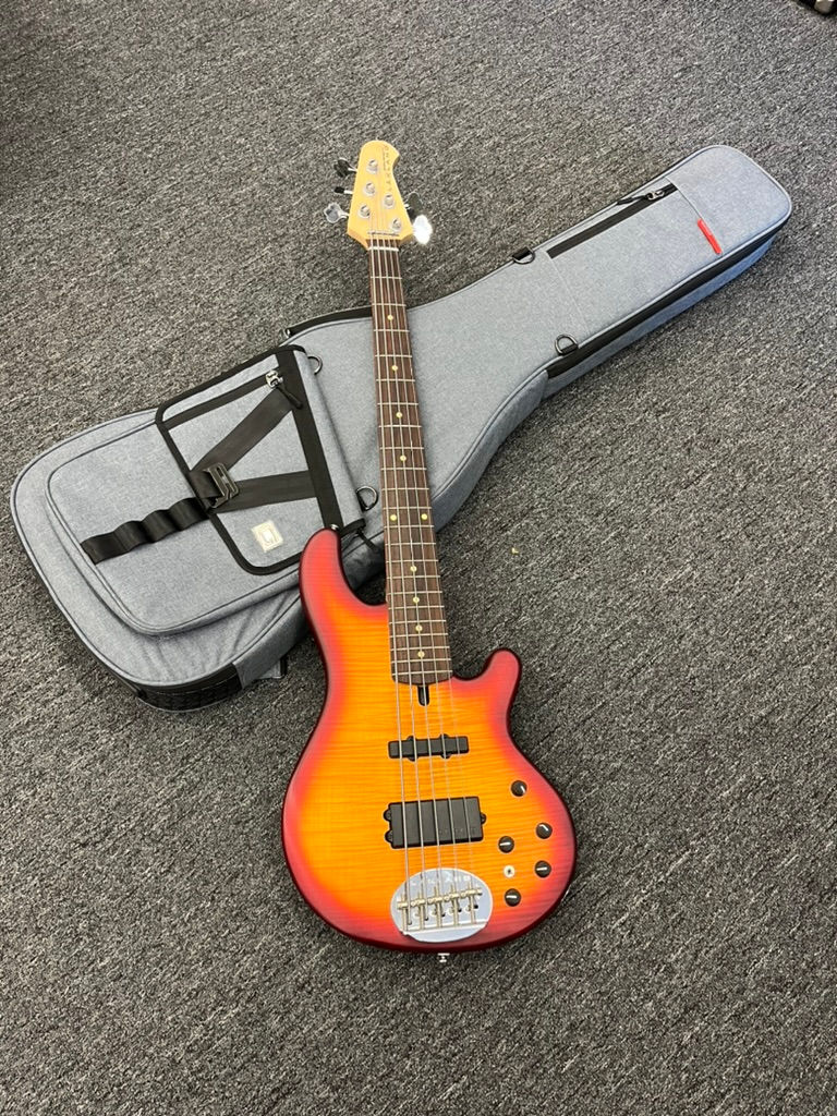 Thumbnail: Lakeland 55-02 Deluxe 5 String Bass Guitar with Gator Bag