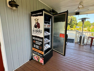 beef vending machine?! oh yeah, we did that