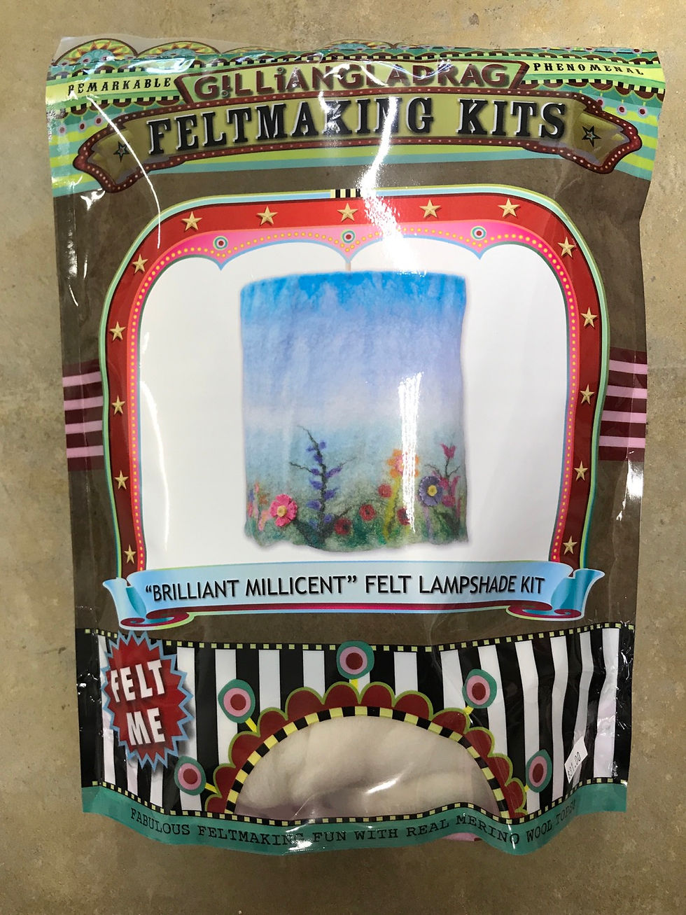 Thumbnail: “Brilliant Millicent” Felt Lampshade Kit