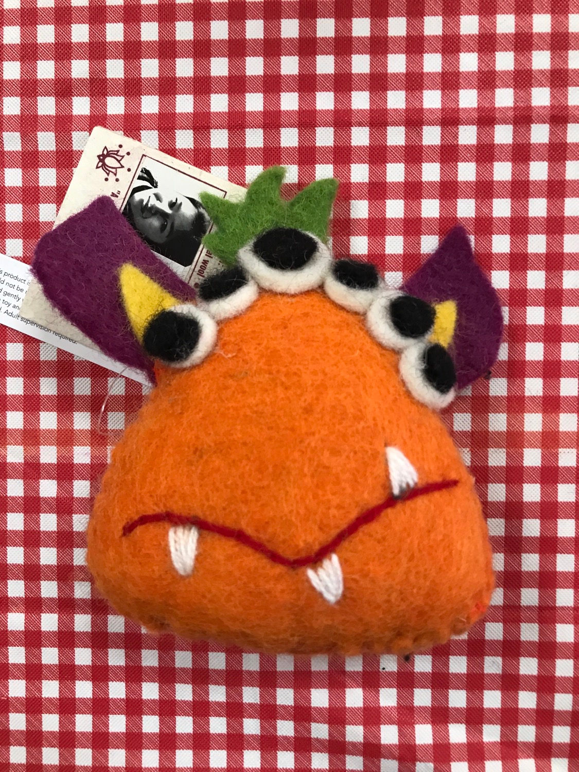 Monster Felt Tooth Fairy Pillow