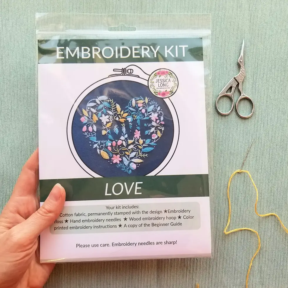 Thumbnail: "Love" Hand Embroidery Kit