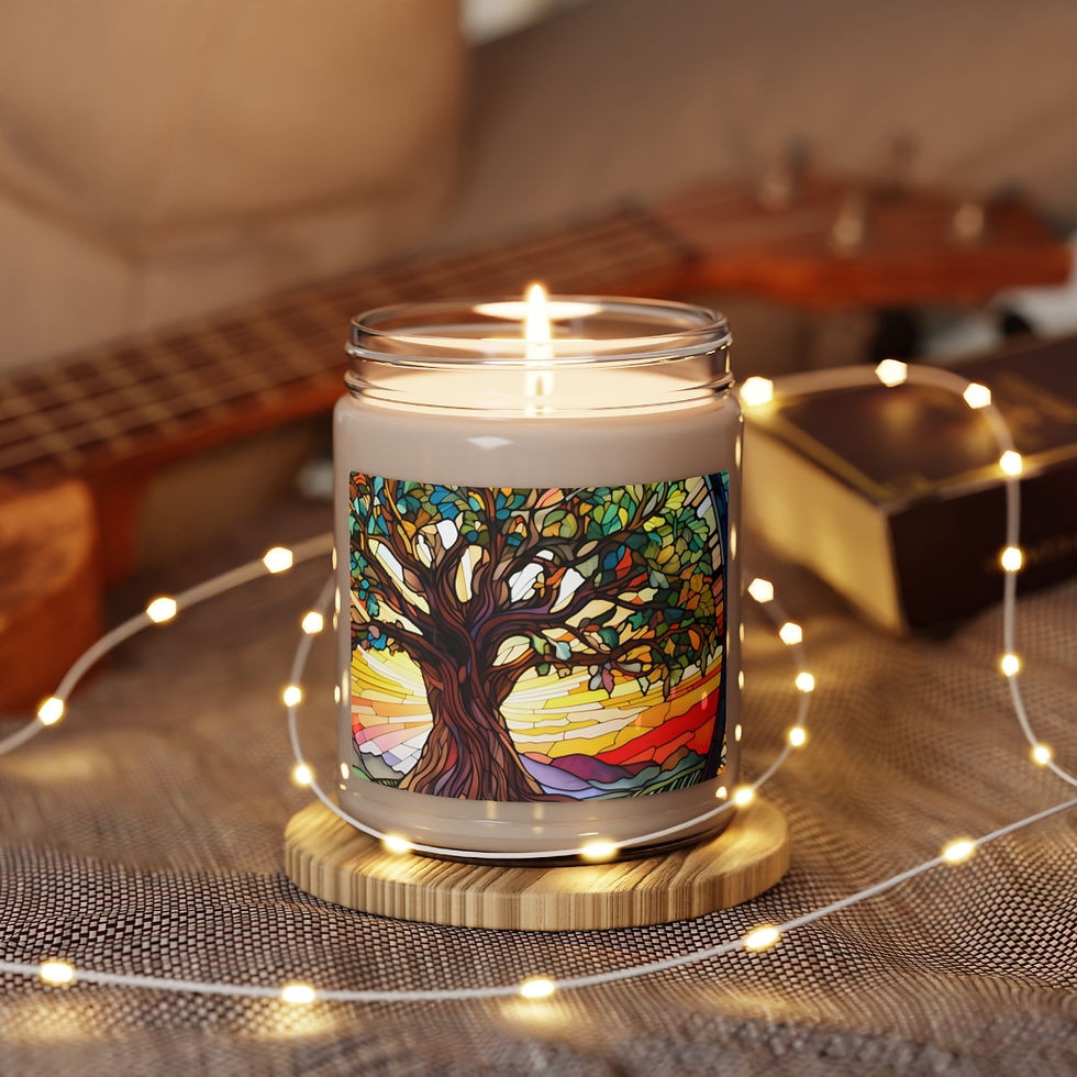 Thumbnail: Tree of Life Scented Soy Candle, 9oz