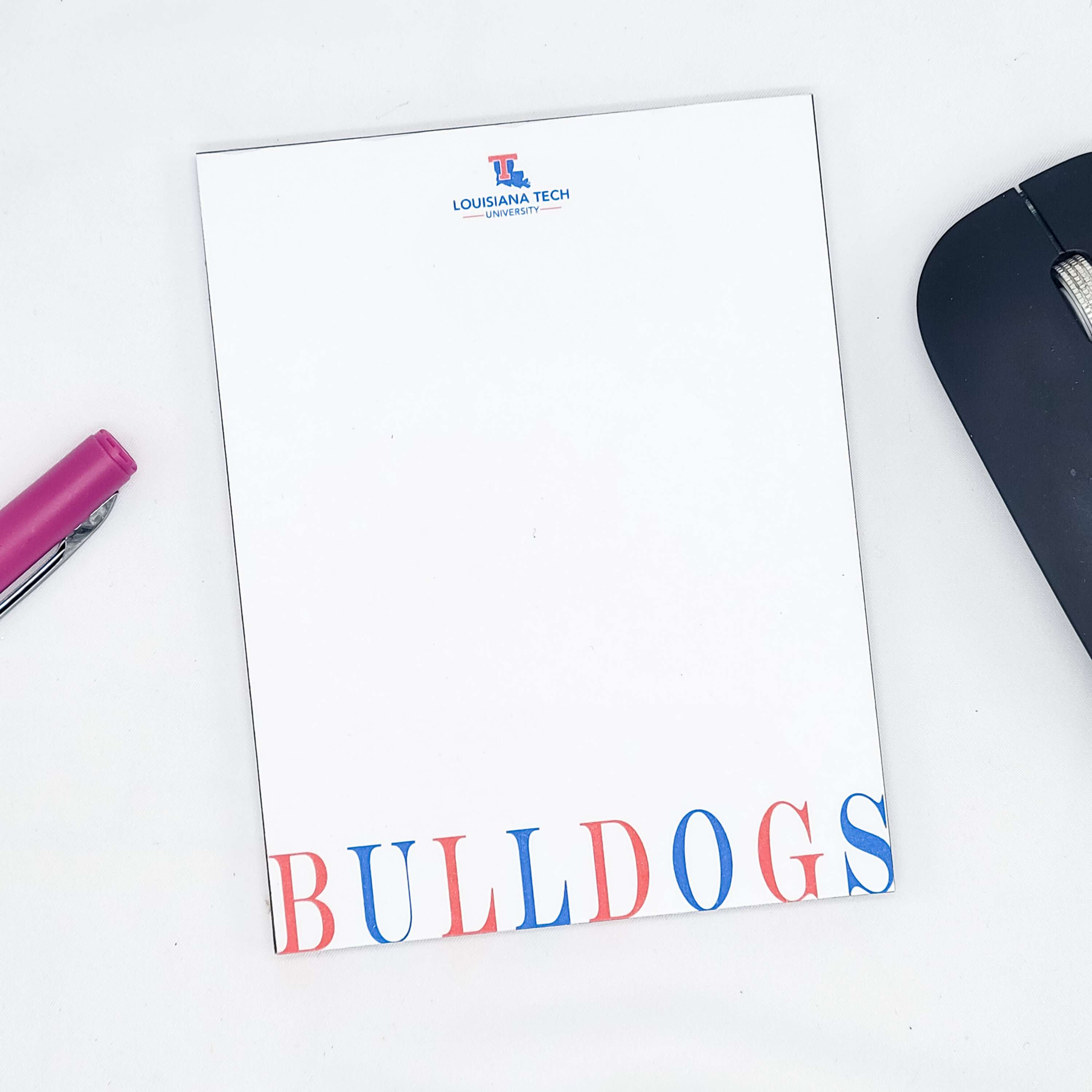 Louisiana Tech Minimalist Notepad