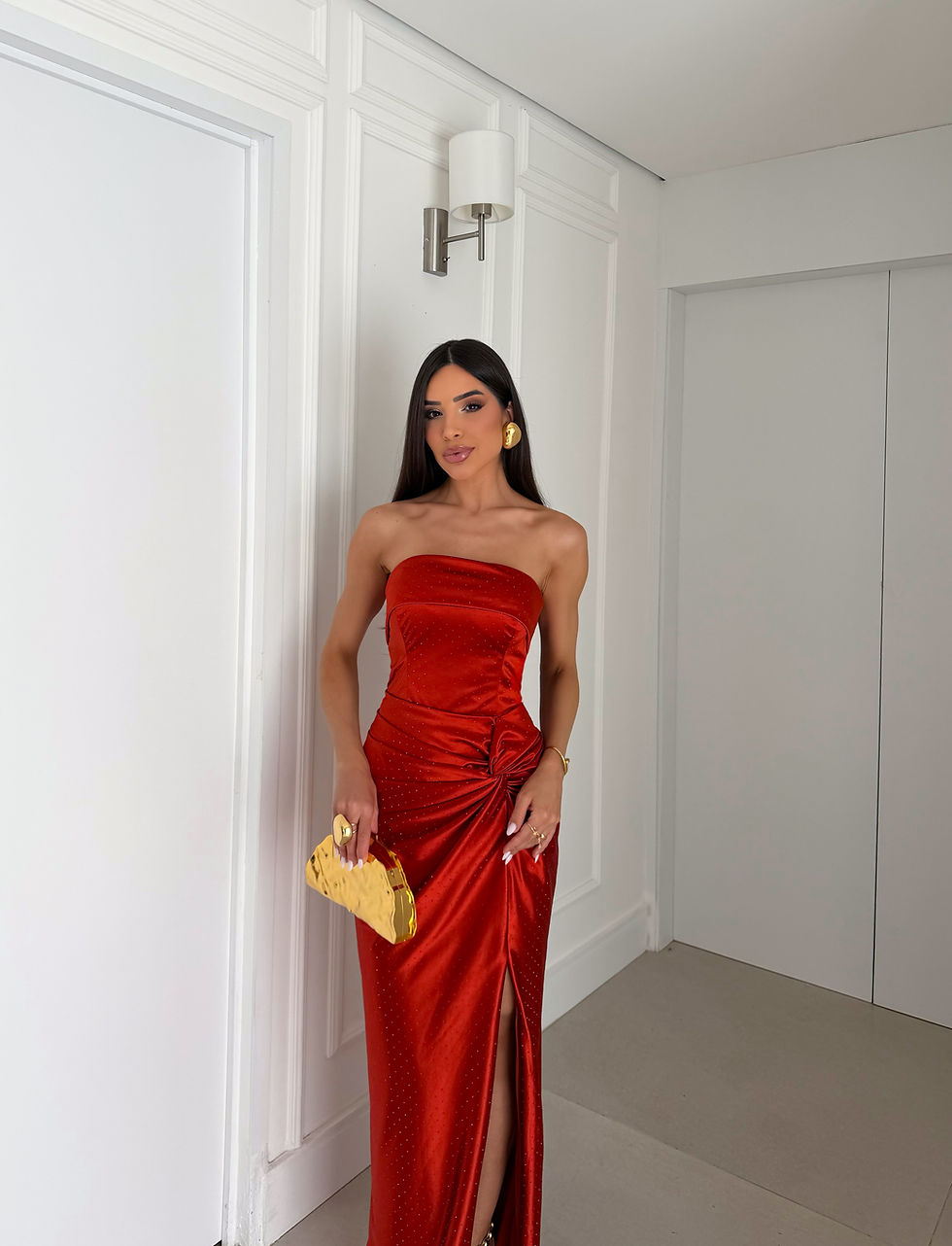 Miniatura: Vestido Longo Luna+ BOLSA CLUTCH BRINDE