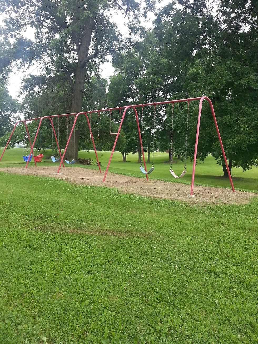 New Paint on Swing Set