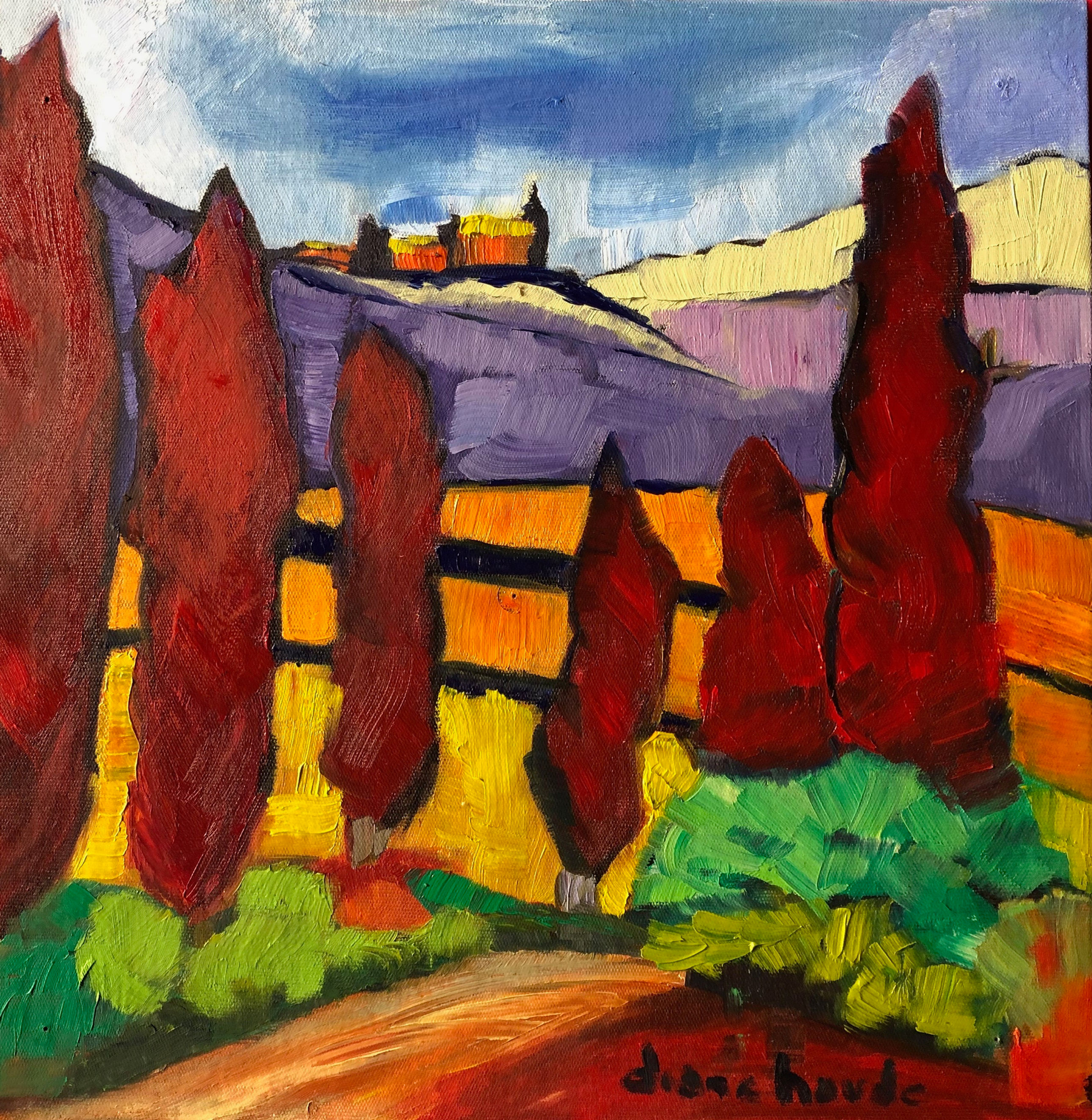 Vue du Palagio, Panzano