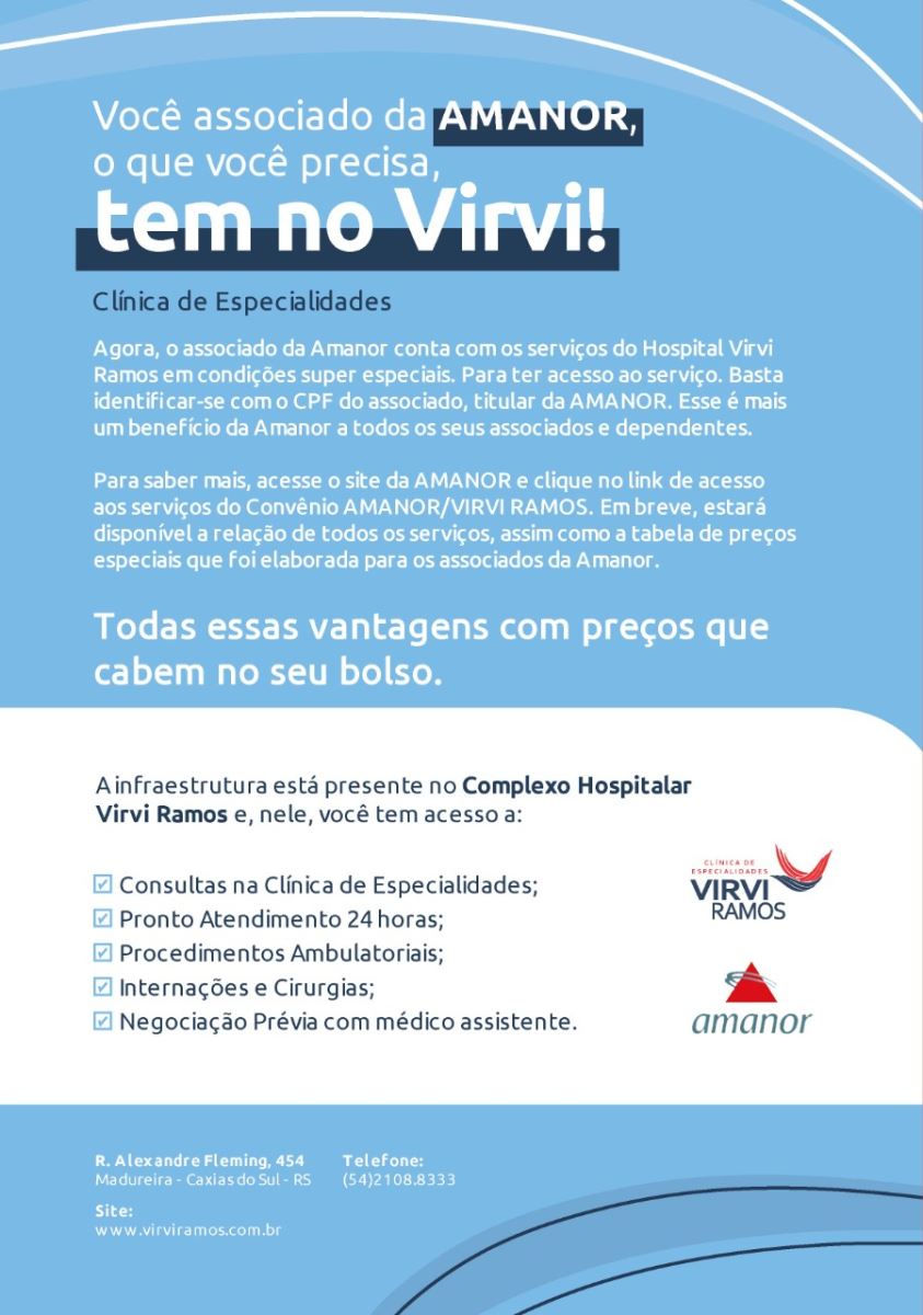 Convênio com o Virvi Ramos