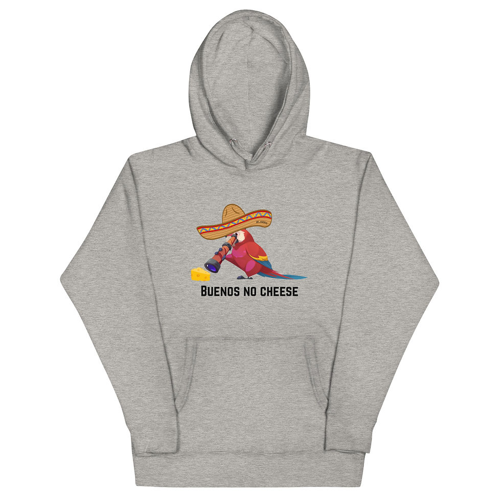 Thumbnail: Buenos No Cheese Unisex Hoodie