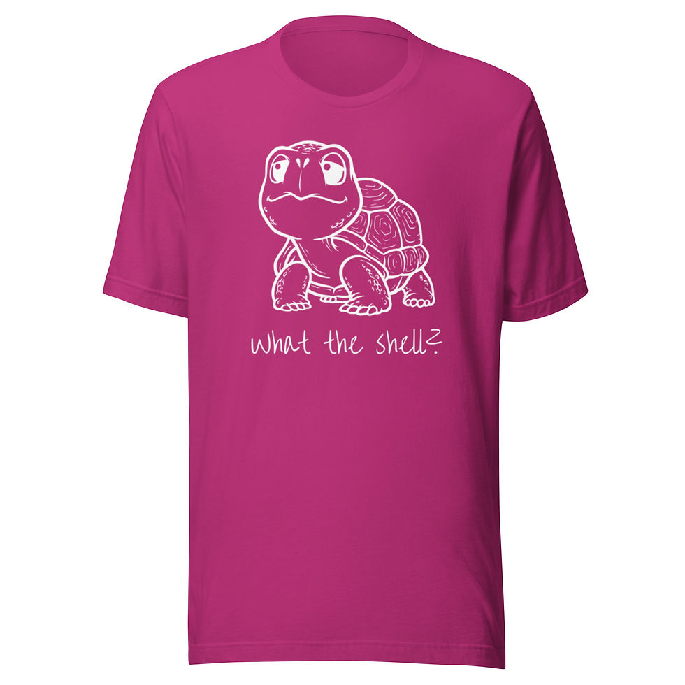 Thumbnail: What the Shell Dark Unisex t-shirt