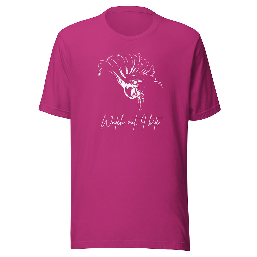 Thumbnail: Watch Out I Bite Unisex t-shirt