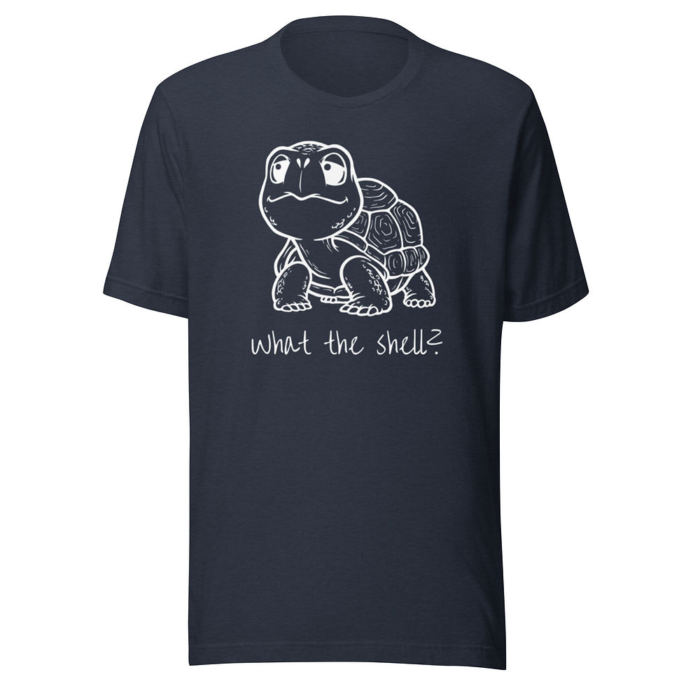 Thumbnail: What the Shell Dark Unisex t-shirt