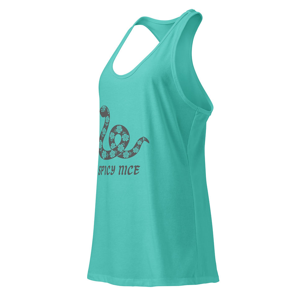 Thumbnail: Spicy Nice Women’s fitted racerback tank top