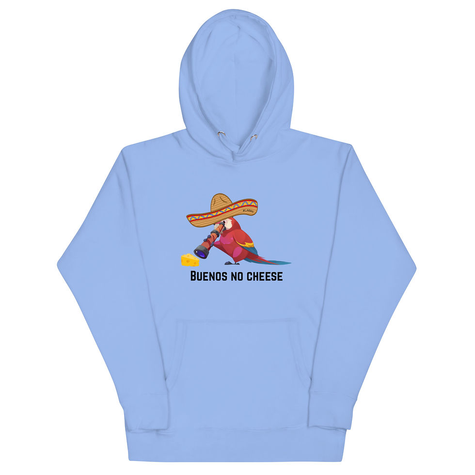 Thumbnail: Buenos No Cheese Unisex Hoodie