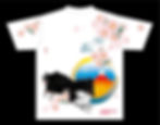 Tシャツ白色(ホワイト)裏