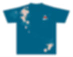 Tシャツ藍(ブルー)表