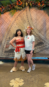 Moana meet and greet at Disney Animal Kingdom