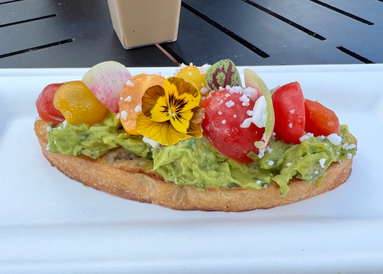 Epcot Flower and Garden avocado toast