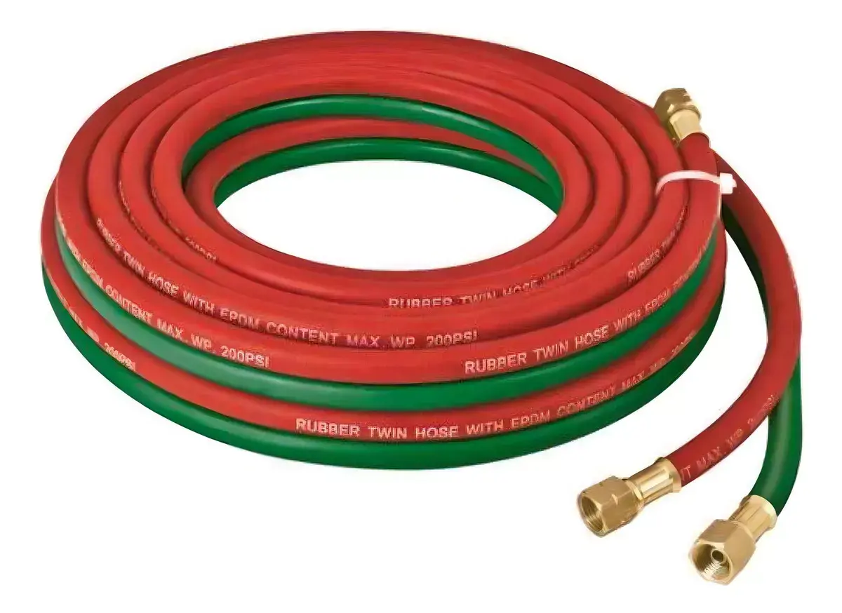 Manguera Cuata 1/4 Oxiacetileno - Rollo 15 M
