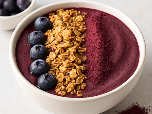 Receta saludable con Açaí en polvo