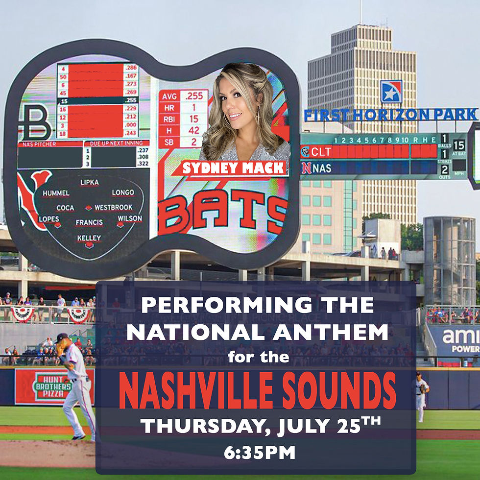 National Anthem-- Nashville Sounds