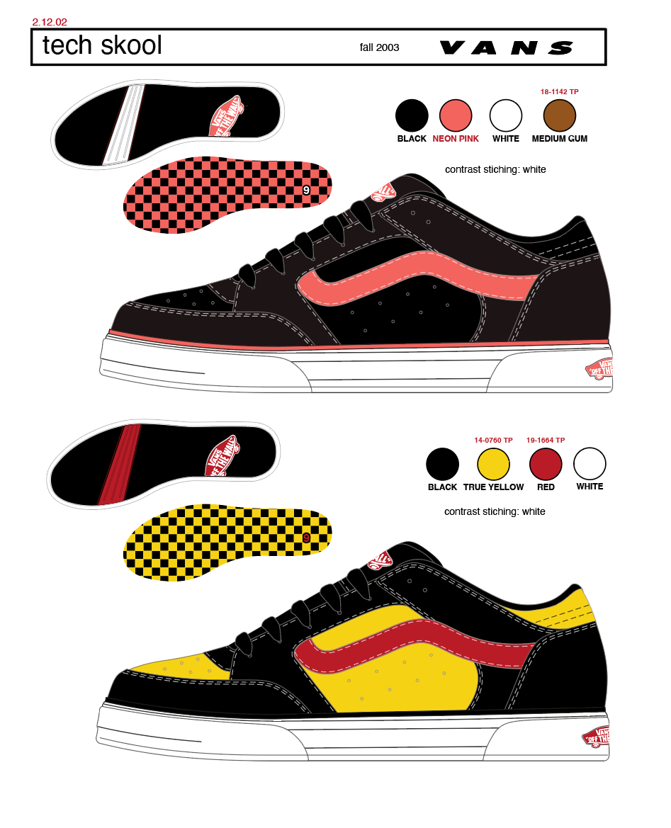 Vans TNT launch colorways.