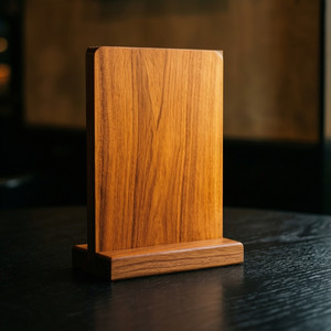 Custom Menu Holders for Fine Dining