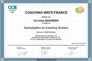 Diplome coaching scolaire