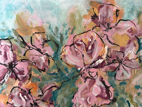 Garden Within Her: An Expressive Floral Series as Self-Expression