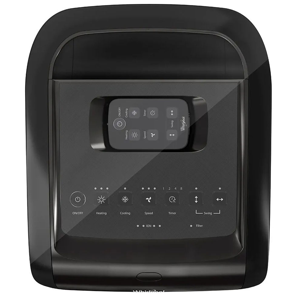 Miniatura: Enfriador de Aire Evaporativo Whirlpool WAC0616Bcon Calefactor Color Negro