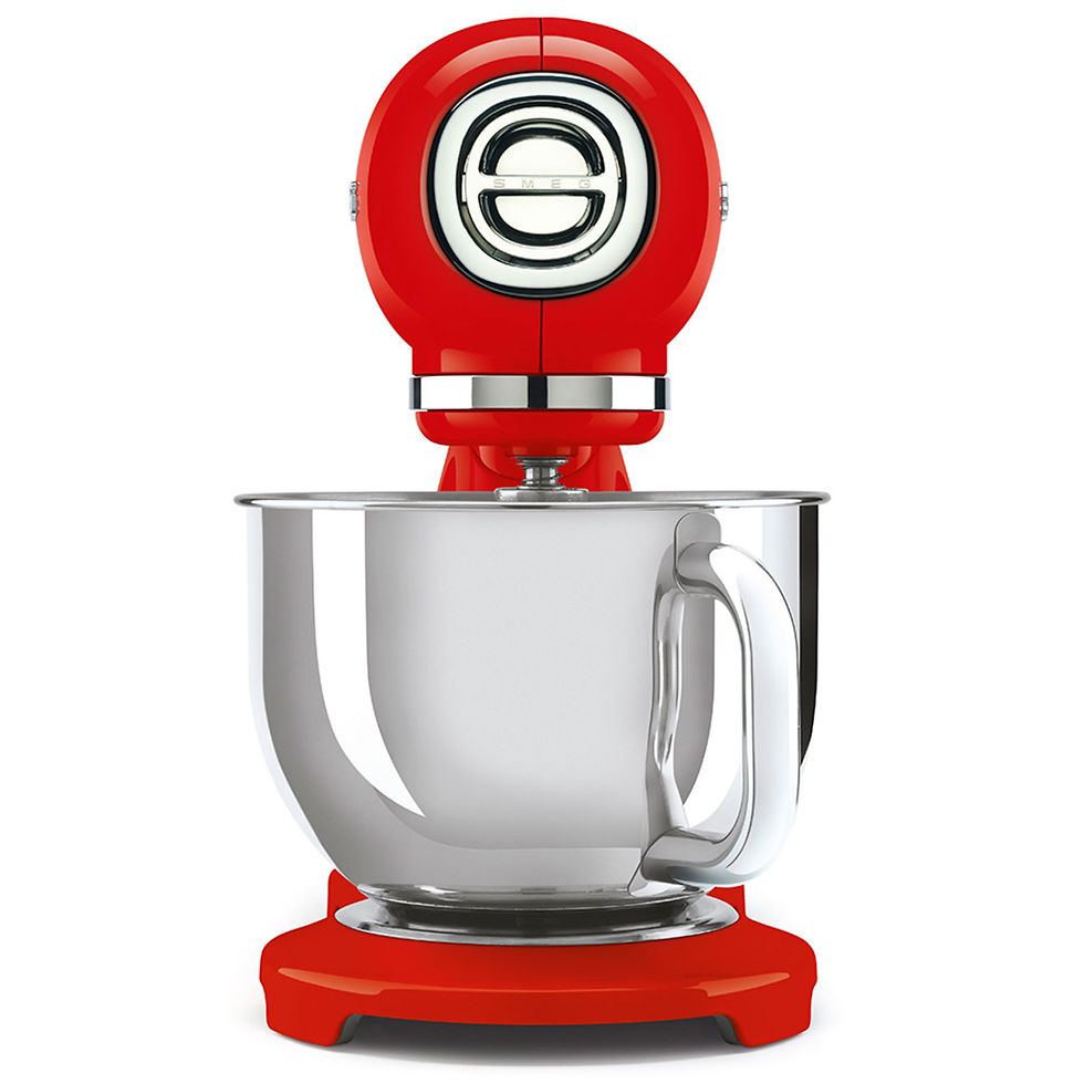 Miniatura: Batidora de Pedestal Smeg SMF03RDUS 4.8 L 10 Velocidades Rojo
