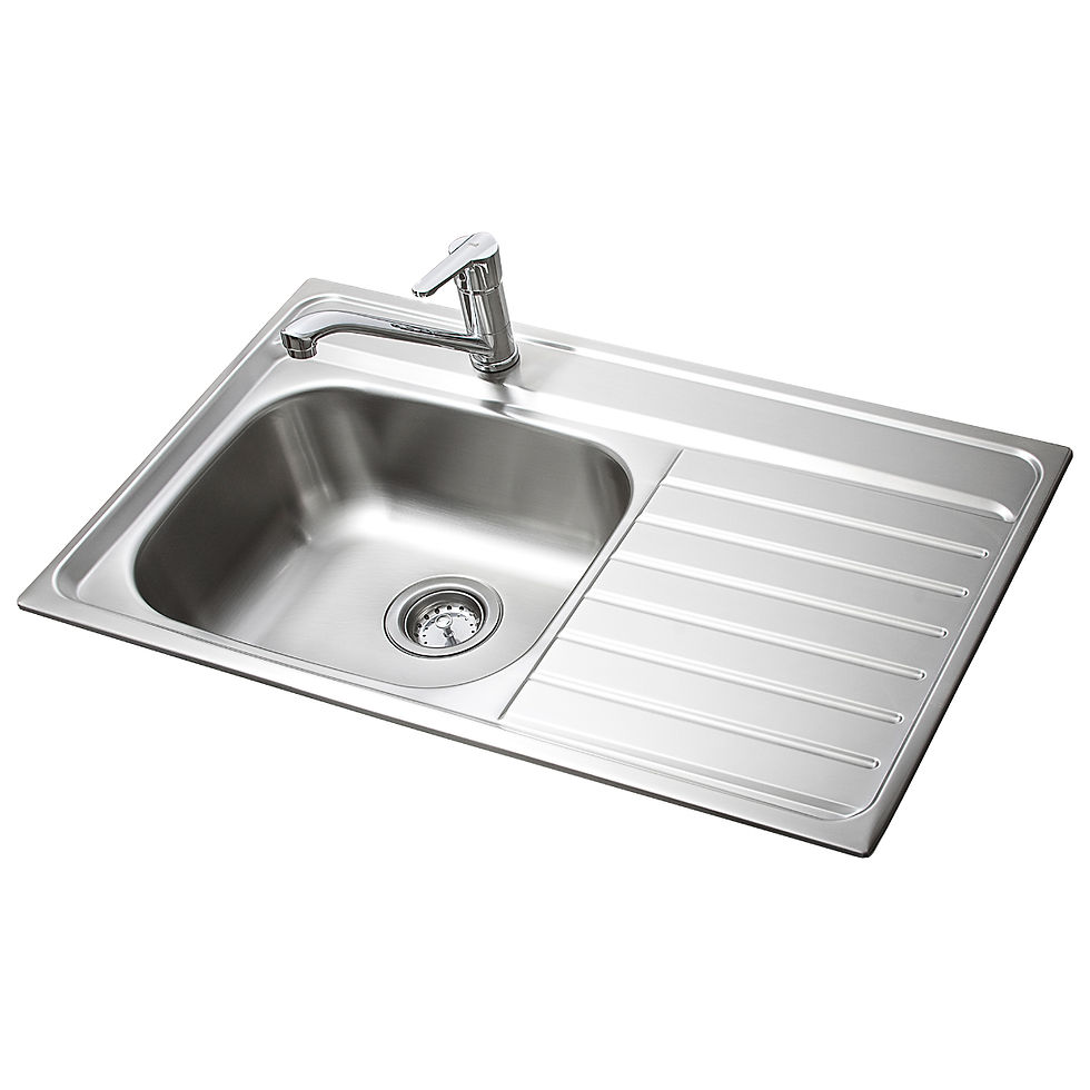Miniatura: Tarja Empotrar Acero Inox Teka 800.510 1C 1E D MNI Escurridor Derecho