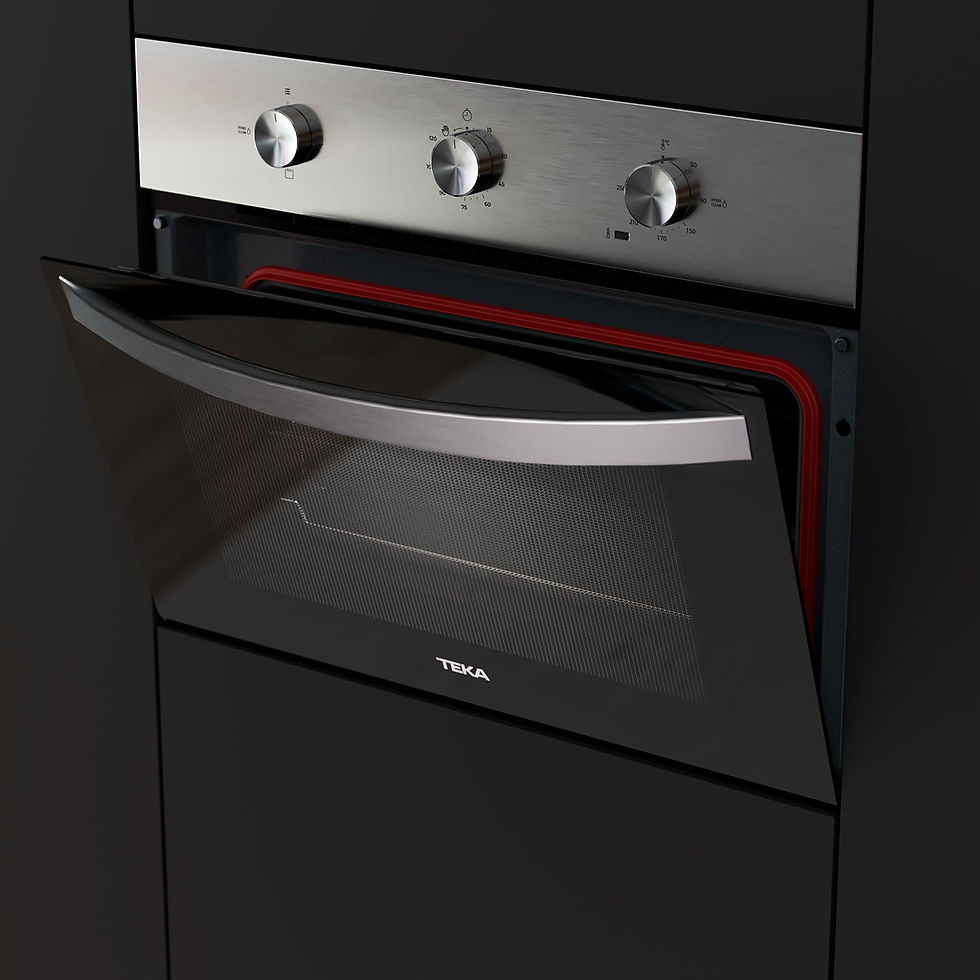 Miniatura: Horno a Gas con Convección Teka HSF 8240 G SS de 76 L Acero Negro Antihu