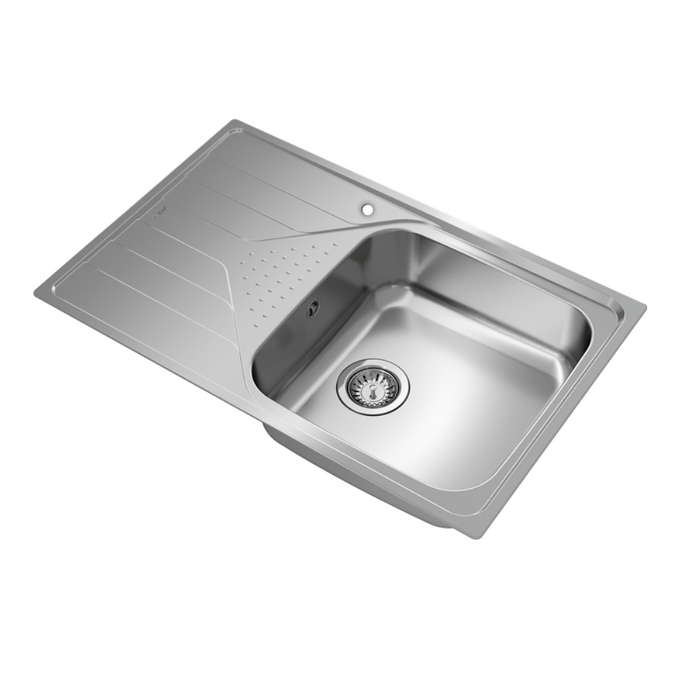 Miniatura: Tarja Empotrar Acero Inox Teka Universe 50 T-XP 1B 1D MAX IZQ 1 Tina 40