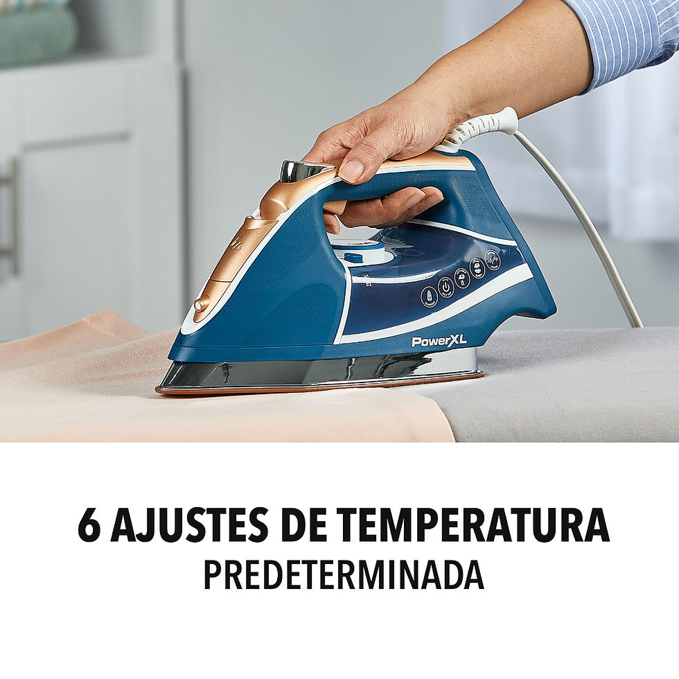 Miniatura: Plancha de Ropa Profesional Power XL IR3373-3APLA con Infusión de Diamante