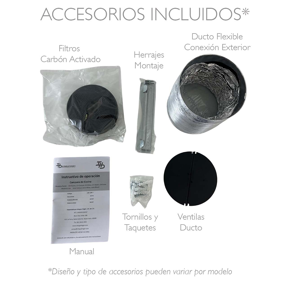 Miniatura: Campana Isla IHD ISOLA MILAN 30 de 75 cm (30") Purificadora Cristal Acero Inox