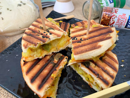 Stuffed Aloo Kulcha | Stuffed Potato Kulcha | Kids Menu